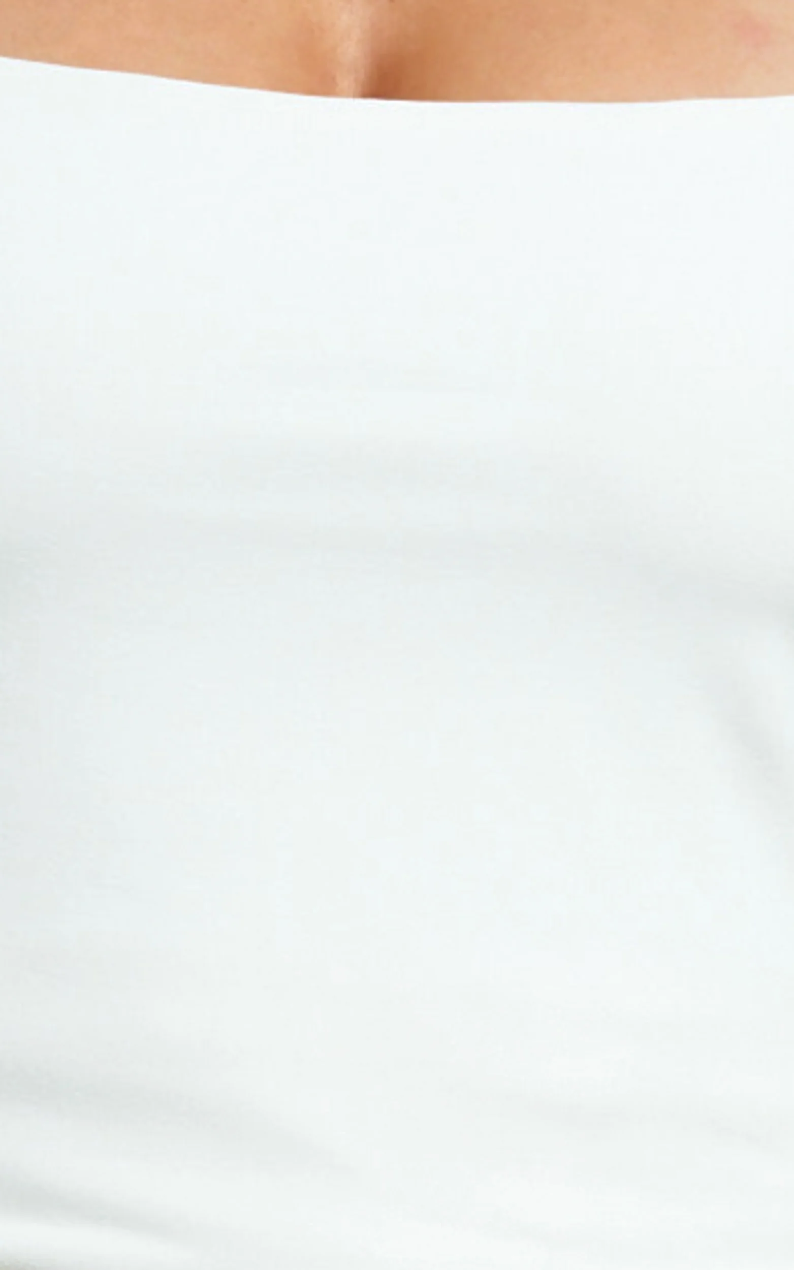 Ophelia Top - Square Neck Jersey Top in Off White - Image 9